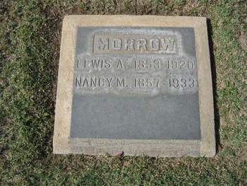 Morrow, Lewis A. gravesite