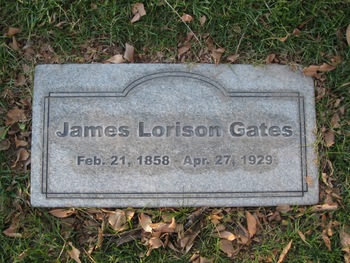 Gates, James Lorison gravesite
