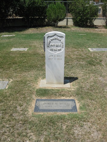 West, James Madison gravesite