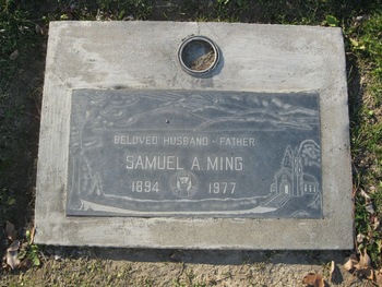 Ming, Samuel Azeph gravesite