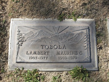 Tobola, Lambert gravesite