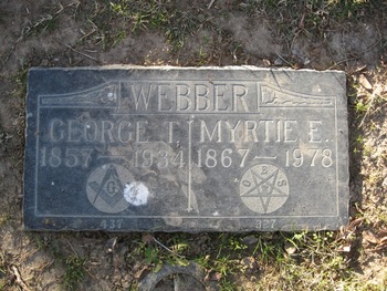 Webber, Myrtie Evelyn gravesite