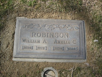 Robinson, William Arthur gravesite