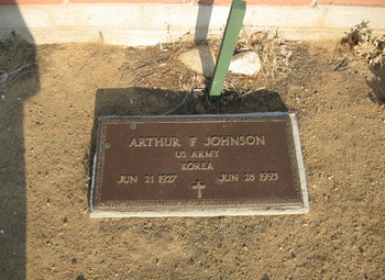 Johnson, Arthur Franklin gravesite