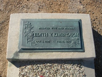 Kimbrough,   Edith Virginia gravesite