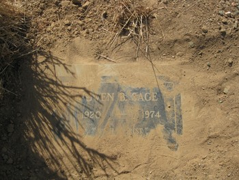Sage, Gwendolyn Day gravesite