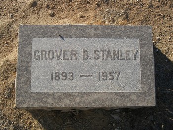 Stanley, Grover Beckham gravesite