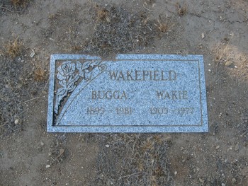 Wakefield, Hubert Franklin ('Wakie') gravesite