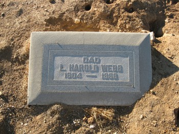 Webb, Lemuel Harold gravesite