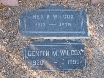 Wilcox, Rex Kenneth gravesite