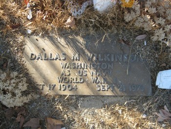 Wilkinson, Dallas Milton gravesite