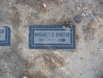 Ovington,   Margaret Ruth ('Peg') gravesite
