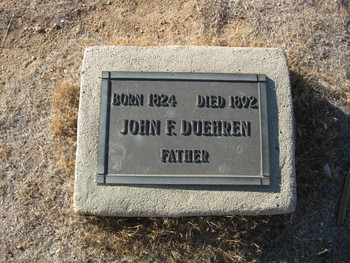 Duehren, Johann Friedrich ('John') gravesite