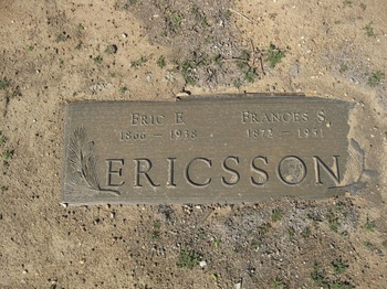 Ericsson, Frances Clara gravesite