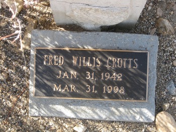 Crotts, Fred Willis gravesite