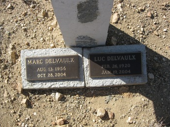 Delvaulx, Luc gravesite