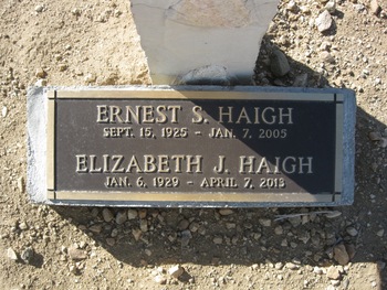 Haigh,   Elizabeth J. gravesite