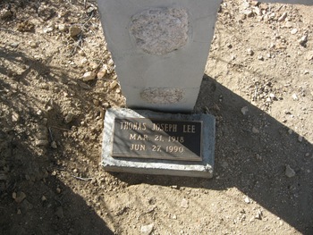 Lee, Thomas Joseph gravesite