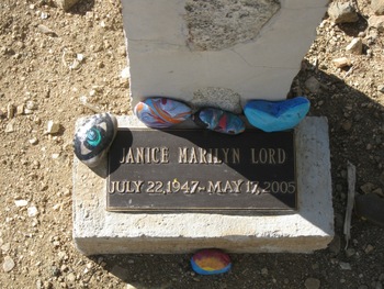 Lord, Janice Marilyn ('Jan') gravesite