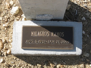 Ramos, Milagros gravesite