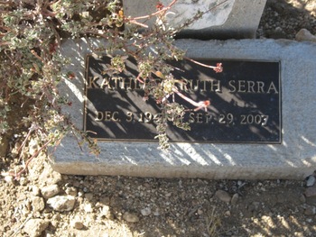 Serra, Kathleen Ruth gravesite
