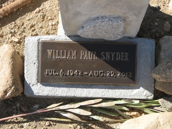 Snyder, William Paul gravesite