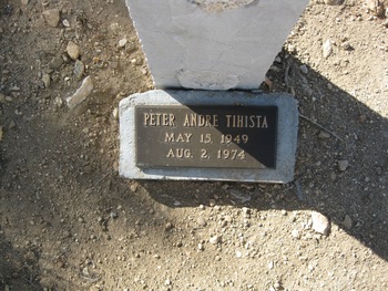 Tihista, Peter Andre gravesite